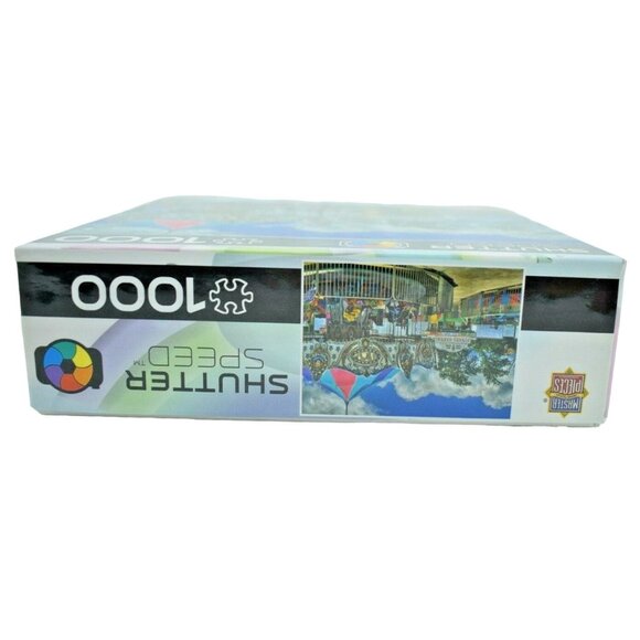 Master Pieces Shutter Speed Joyride Carousel 1000 pc Jigsaw Puzzle Complete - Picture 7 of 9